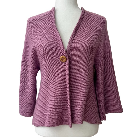 Alpaca by Karim Sweater Cardigan Size Medium - Picture 1 of 12